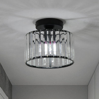 Glass Semi Flush Mount