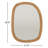 Maui Rattan Flat Wall Mirror