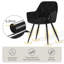 Modern Velvet Tufted Luxury Upholstered Dining Chair Runge 50cm H-931599917