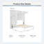 Grand lit escamotable mural avec tablettes du haut et garde-robe-130417900