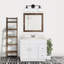 Meuble-lavabo Concord de 37 po de couleur blanche avec plateau en marbre de culture, entièrement assemblé