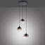 Natalina 3 - Light Matte Black Cluster Pendant