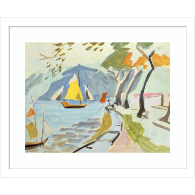 Macau Shoreline Framed On Paper by Anne Durham Print