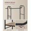 58 cm W Hall Tree with Shoe Storage