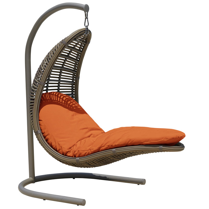 Drone Hanging Chaise Lounger with Stand, Canvas Tuscan Sunbrella® Canvas