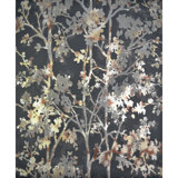 Antonia Vella Floral Metallic Wallpaper Double Roll by Antonia Vella