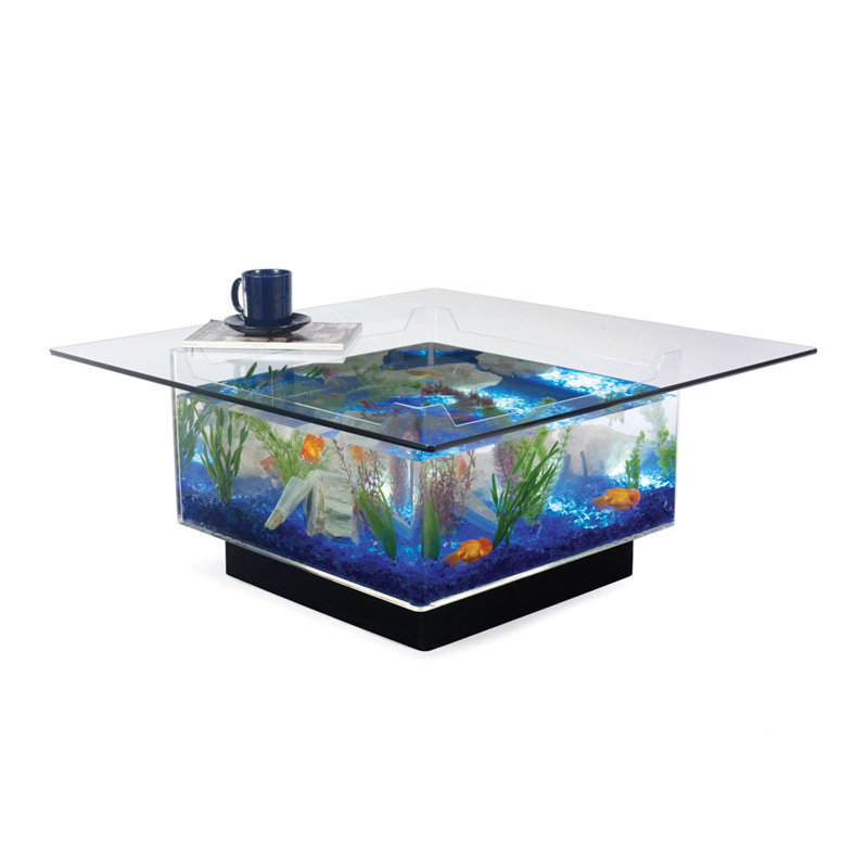 Claire 25 Gallons Rectangle Aquarium Coffee Table Fish Tank