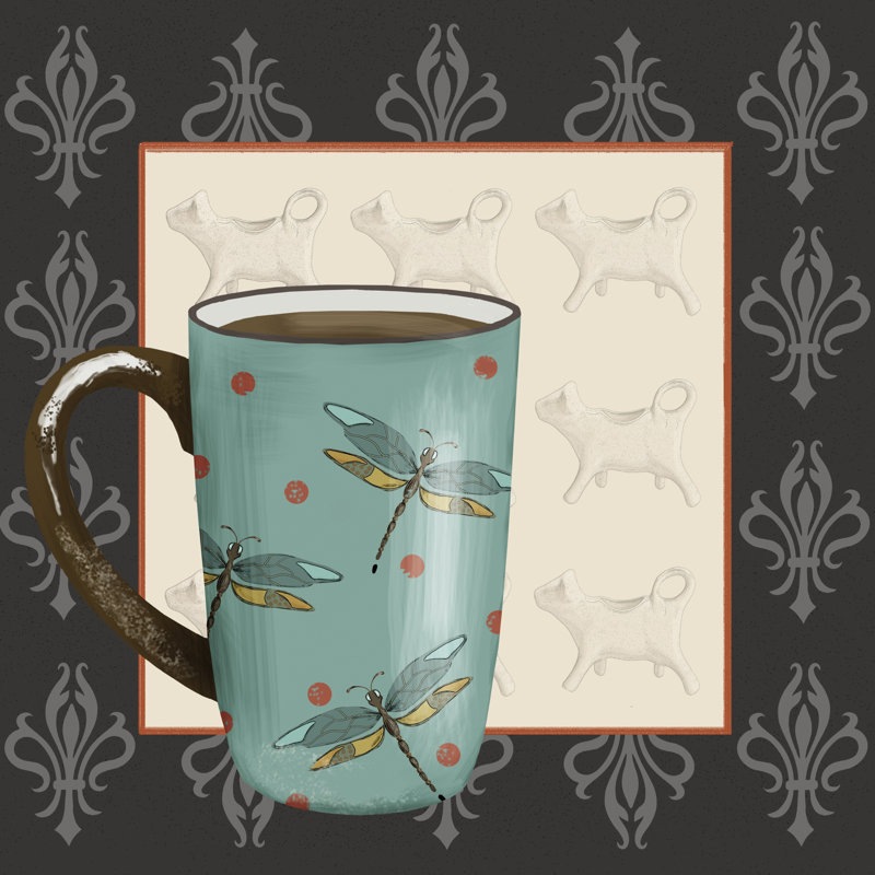 Coffee Break I by Jade Reynolds - Wrapped Canvas Print, 51cm H x 51cm W