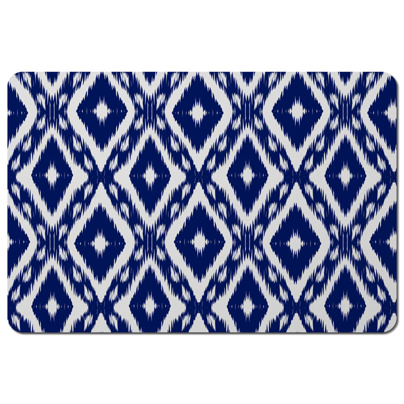 Ardzan Polyester-Coated Hardboard Geometric Rectangle Placemat