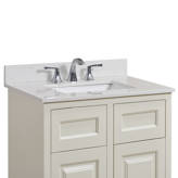 Altair Frosinone 61'' Composite Double Vanity Top with Sink and 6 ...