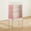 Vitrines en acrylique rose-121251887
