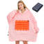 Surdimensionné en sherpa chauffant pour adultes-126305125