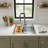 25" Single Bowl Dualmount Kitchen Sink