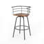 Ensemble de 2 tabourets pivotants Modern, utilisés dans la cuisine et la salle à manger