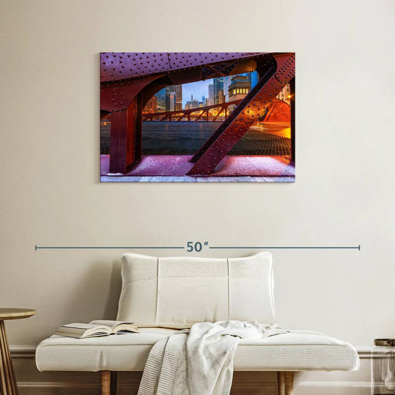 Lilie Talmadge Memorial Bridge, 24" H x 36" W