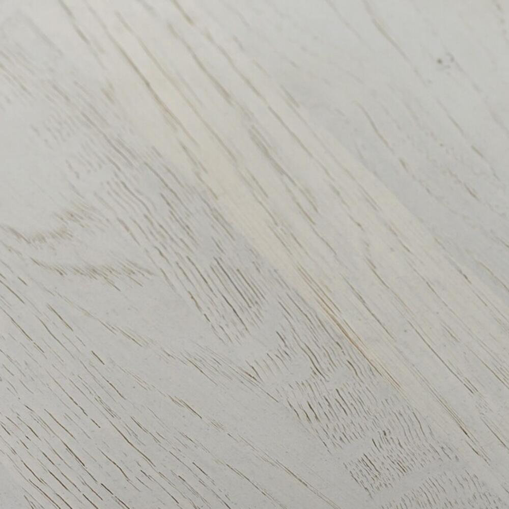 Satine Solid Wood End Table, White Wash Finish