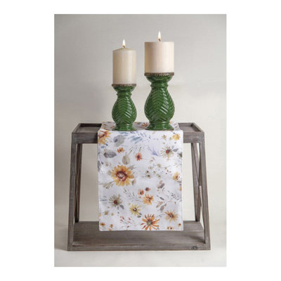  Ensemble de 2 bougeoirs en terre Verde Green, H 8,07 po