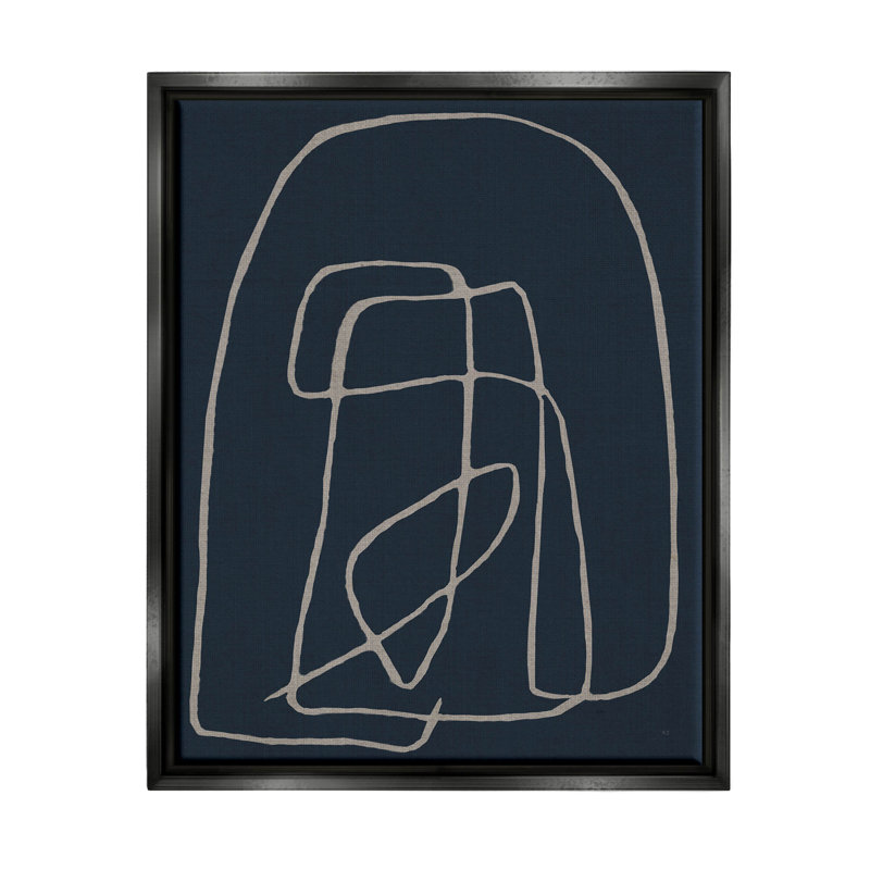 Art moderne de giclée par Susan Jill, H 21 po x l 17 po x P 1,7 po, Cadre flottant noir de jais