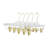 Griffy Acrylic Non-Slip Hangers with Clips for Dress/Shirt/Sweater
