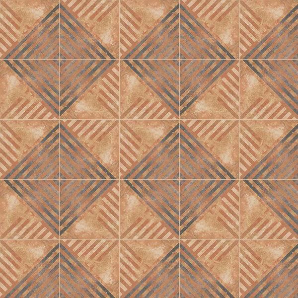 Cotto Rosa 4.5X4.5 Pattern Angela