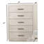 Commode de style transitionnel 1pc