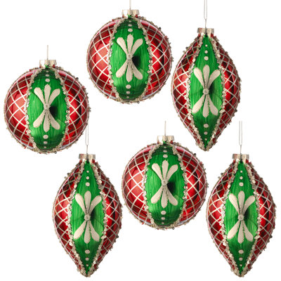 Ensemble de 6 boules de 4-6 po