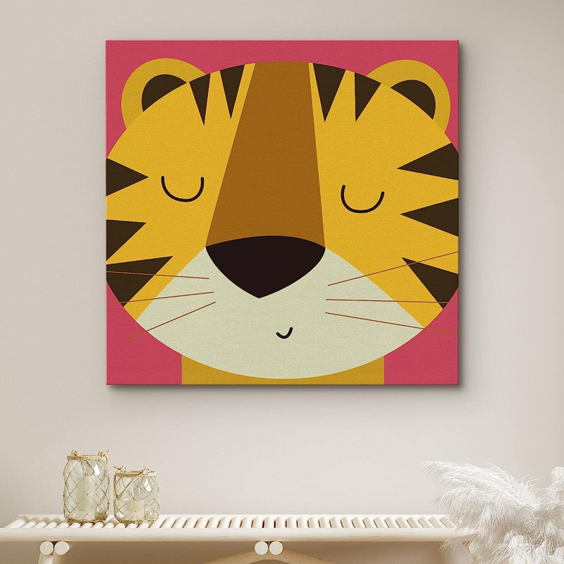 Animaux sur toile, H 12 po x l 12 po x P 1,5 po