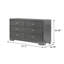Commode, noyer foncé