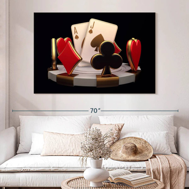 Senne Blackjack Concept, 34" H x 51" W