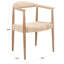 Fauteuil en teck de 30,7 po Ashanti