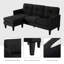 Canapé et chaise longue réversible avec repose-pieds Videlle-1417832326