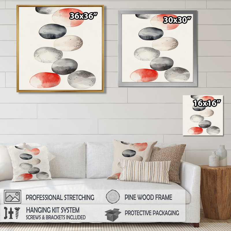 Oceant Energy Elegance Of Meditation Tower II - art mural de méditation pour le salon, H 36 po x l 36 po, Blanc