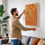 Gilded Songbird Botanical - Wrapped Canvas-1715202306-1715202307