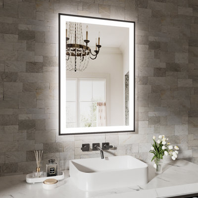 20X28 Inch Frameless LED Bathroom Mirror,Smart Mirror