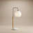 Modern Bedside Table Lamp with Marble Base