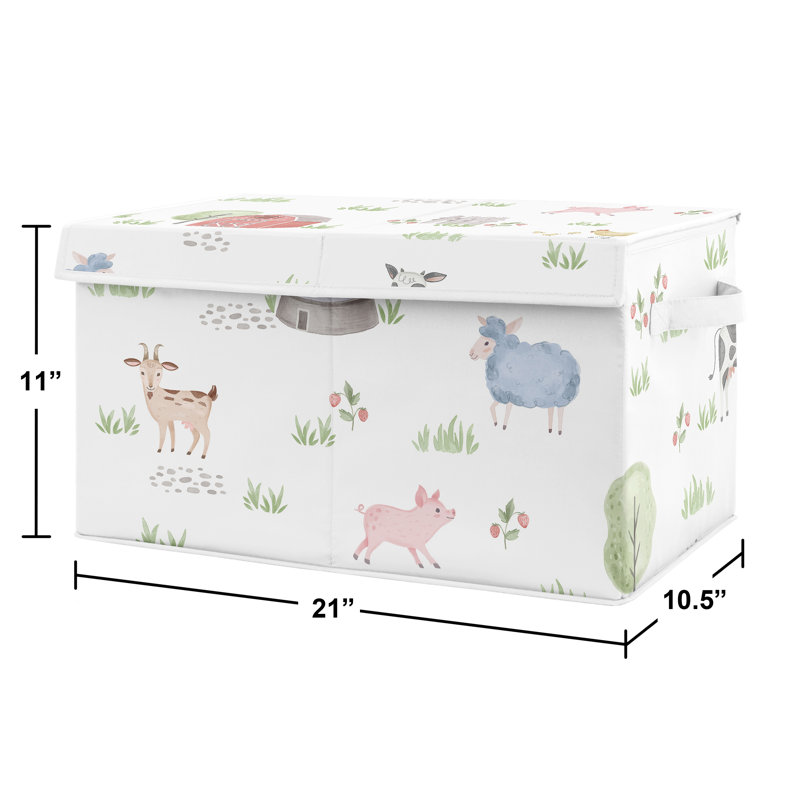 Boîte à jouets pour animaux de ferme
