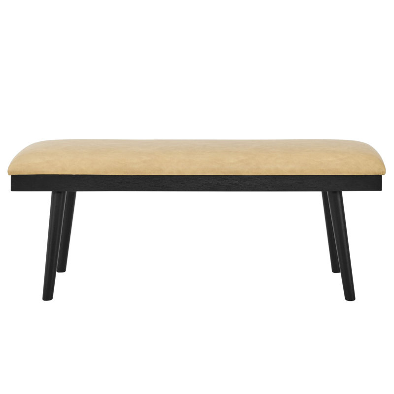 Lucia Vida Faux Leather Upholstered Dining Bench