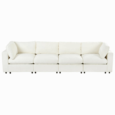 133.5" Upholstered Modular Sofa With Storage Space, Usb Charge Ports, Wireless Charging And Built-In Bluetooth Speaker In Arm