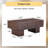 Modern Simple Texture MDF Coffee Table - 43.3"x21.6"x17.2" Practical Model.Making it an ideal addition to any living room or apartment.-1046280666