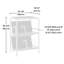 Stylish, Wood Finish, Storage, Adjustable Shelves, Entryway, Small Spaces, Living Room Stylish Storage Solution, Tilted