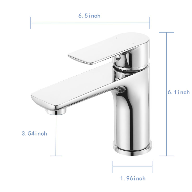 Precise Control Chrome Faucet Brass Modern Style For Bathroom Elegance