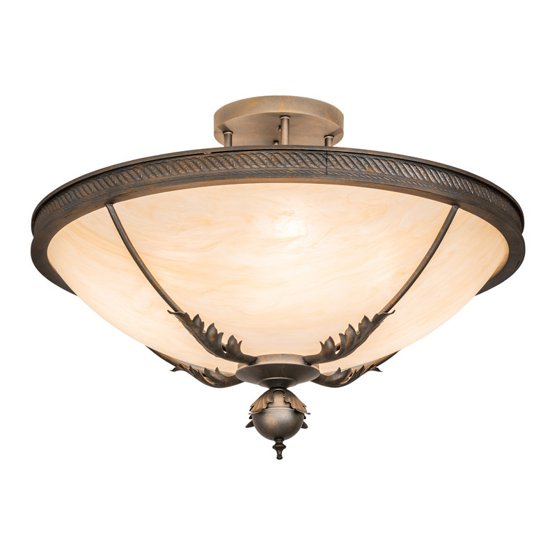 Hoja 4 - Light Semi Flush Mount