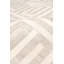 Tapis géométrique blanc / beige en laine et coton noué à la main 8 pi 9 po x 11 pi 9 po Coventry-1501295634
