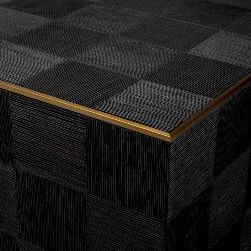Coffee Table Ashbury Charcoal Grey Oak Veneer