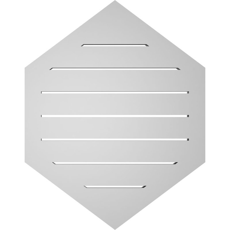 Pente verticale verticale en uréthane 9 pi, H 28 po x l 22 po x P 1,5 po