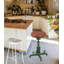 Tabouret pivotant en bois massif Jaitun-657797733