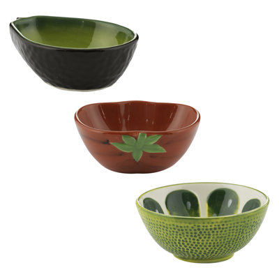 World Foods 3 Piece Dip Bowls Set