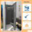 Porte de douche sans cadre KeepTech 28 x 72 po, l 28-29,5 po x H 72 po, verre trempé transparent de 1/4 po (6 mm), portes de douche pivotantes à panneau pivotant, installation réversible, certification ANSI, style roulettes-109767857