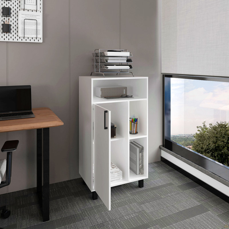 Base Cabinet, 1 Door, 3 Shelves, 4 Legs