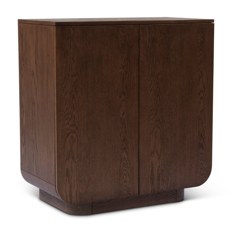 Mia 2-Door Cabinet Dune, Nogal